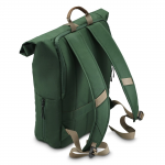 Laptopový batoh Silvan, rolltop, udržateľný, do 41 cm (16,2), zelený