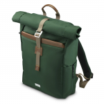 Laptopový batoh Silvan, rolltop, udržateľný, do 41 cm (16,2), zelený