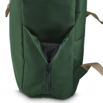 Laptopový batoh Silvan, rolltop, udržateľný, do 41 cm (16,2), zelený