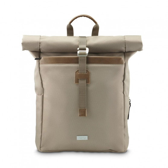 Laptopový batoh Silvan, Rolltop, udržateľný, do 41 cm (16,2), béžový