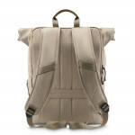 Laptopový batoh Silvan, Rolltop, udržateľný, do 41 cm (16,2), béžový