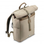 Laptopový batoh Silvan, Rolltop, udržateľný, do 41 cm (16,2), béžový