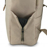 Laptopový batoh Silvan, Rolltop, udržateľný, do 41 cm (16,2), béžový