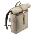 Laptopový batoh Silvan, Rolltop, udržateľný, do 41 cm (16,2), béžový