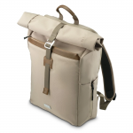 Laptopový batoh Silvan, Rolltop, udržateľný, do 41 cm (16,2), béžový