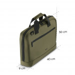 Taška na laptop Ultra ľahká, 34 - 36 cm (13,3 - 14,1), olivová