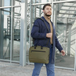 Taška na laptop Ultra ľahká, 34 - 36 cm (13,3 - 14,1), olivová