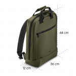Ruksak Ultra Lightweight na notebook 16,2, recyklovaný, olivový