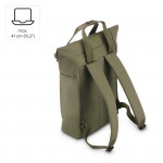 Hama Pureline, ruksak na notebook, do 41 cm (16,2), zelený/hnedý