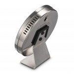 Teplomer a vlhkomer Tahiti, Ø 11 cm, strieborný Teplomer a vlhkomer Tahiti, Ø 11 cm, strieborný