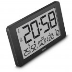 Digitálne hodiny Kuba, DCF, teplomer/hygrometer, čierne Digitálne hodiny Kuba, DCF, teplomer/hygrometer, čierne
