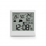Meteostanica Palawan, vonk. senzor, rádiová, budík, tepl./vlhkosť, biela