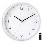 DCF rádiom riadené nástenné hodiny Menorca, analógové, Ø 25 cm, biele DCF rádiom riadené nástenné hodiny Menorca, analógové, Ø 25 cm, biele