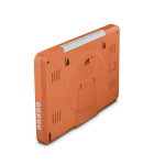La Palma digitálne nástenné hodiny, rádiový signál, dátum, biele/oranžové
