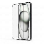 Ochranné sklo Extreme Protect pre Apple iPhone 15, pomoc montáže