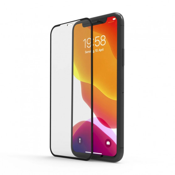 Ochranné sklo Extreme Protect pre Apple iPhone 11, pomoc montáže