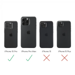 Cam Protect ochranné sklo kamery pre iPhone 15 Pro/15 Pro Max, priehľadné