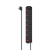 Power Strip, 6-Way, Overvoltage Protection, 90°, Indiv. Switchable, 1.4m,bl
