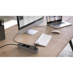 Predlžovací kábel 2 zásuvky, USB‑C/A 65 W, PD, vypínač, 1,4 m