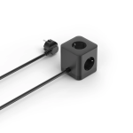 Socket Cube, 3-Way, 2x USB-C, 1x USB-A, 67 W, Display, 1.4 m, black Socket Cube, 3-Way, 2x USB-C, 1x USB-A, 67 W, Display, 1.4 m, black