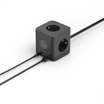 Socket Cube, 3-Way, 2x USB-C, 1x USB-A, 67 W, Display, 1.4 m, black Socket Cube, 3-Way, 2x USB-C, 1x USB-A, 67 W, Display, 1.4 m, black