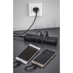 Sieťová USB nabíjačka 6x USB, 34 W, káblová