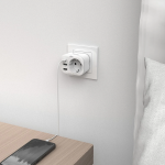 Hama zásuvková USB nabíjačka, 1x el. zásuvka, 1x USB-C PD, 2x USB-A, 20 W