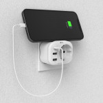 Hama zásuvková USB nabíjačka, 1x el. zásuvka, 1x USB-C PD, 2x USB-A, 20 W