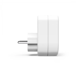 Zásuvková USB nabíjačka, 1x el. zásuvka, 1x USB-C PD, 1x USB-A, 30 W
