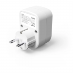 Zásuvková USB nabíjačka, 1x el. zásuvka, 1x USB-C PD, 1x USB-A, 30 W