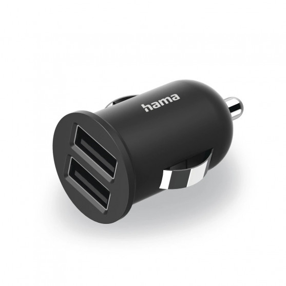 USB nabíjačka do vozidla, 2x USB-A, 2,4 A (12 W)
