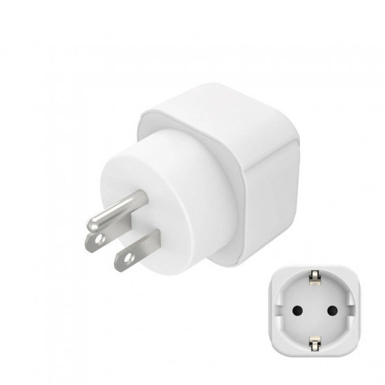 Cestovný zásuvkový adaptér do USA, 3-pól.