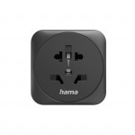 Zásuvkový adaptér univerzálny do EU, 3-pól., USB-A/USB-C PD 20 W
