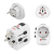 Cestovný adaptér World Travel Pro Light USB, 3-pól., univerzál., 2xUSB-A
