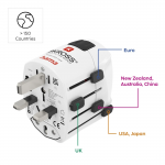 World Travel Pro World Travel Adapter, 3-Pin