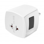 Cestovný adaptér MUV Micro, 2-pólový, globálny, univerzálny