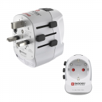 Cestovný adaptér Pro Light AC 30PD, 3-pól, globálny, USB-A/USB-C 30 W