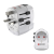 Cestovný adaptér Pro Light AC 30PD, 3-pól, globálny, USB-A/USB-C 30 W