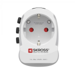 Cestovný adaptér Pro Light AC 30PD, 3-pól, globálny, USB-A/USB-C 30 W
