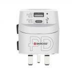 Cestovný adaptér Pro Light AC 30PD, 3-pól, globálny, USB-A/USB-C 30 W