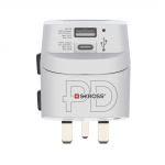 Cestovný adaptér Pro Light AC 30PD, 3-pól, globálny, USB-A/USB-C 30 W