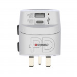 Cestovný adaptér Pro Light AC 30PD, 3-pól, globálny, USB-A/USB-C 30 W