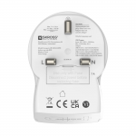 Cestovný adaptér typ G pre britské zásuvky, 3-pól., USB-A/USB-C PD 20 W