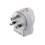 Cestovný adaptér typ G pre britské zásuvky, 3-pól., USB-A/USB-C PD 20 W