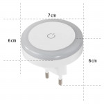 LED nočné svetlo Touch Switch, dotykový senzor, do zásuvky