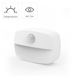LED nočné svetlo Cozy, so snímačom pohybu a súmraku, na batérie, 3 kusy