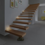 LED nočné svetlo Cozy, so snímačom pohybu a súmraku, na batérie, 3 kusy