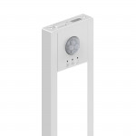 LED orientačné svetlo Sleek, pohybový a svetelný senzor, hliník