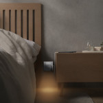 LED nočné svetlo do zásuvky, USB‑A + USB‑C, senzor súmraku