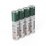 Li-Ion akumulátor 4x AAA 475 mAh 1,5 V s USB-C konektorom, nabíjací kábel